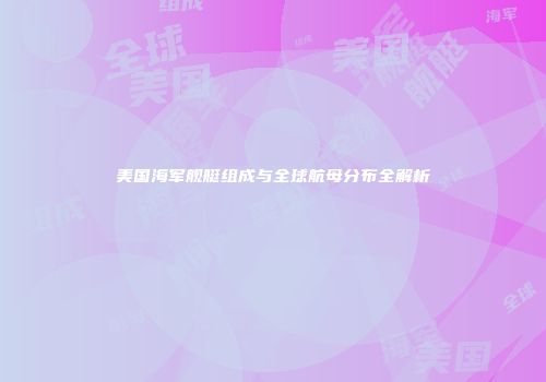 美国海军舰艇组成与全球航母分布全解析
