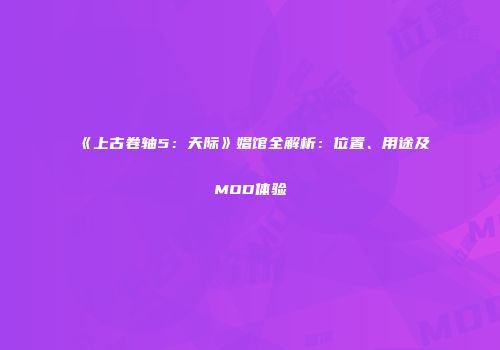 《上古卷轴5：天际》娼馆全解析：位置、用途及MOD体验