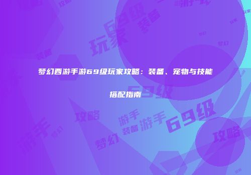 梦幻西游手游69级玩家攻略：装备、宠物与技能搭配指南
