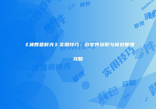 《波西亚时光》实用技巧：旧零件获取与背包管理攻略