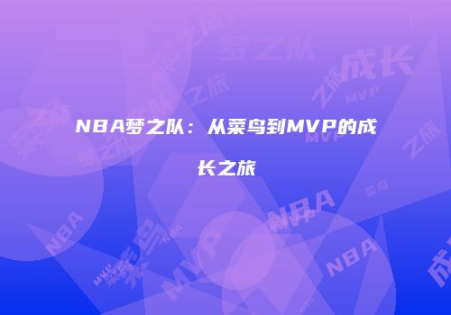 NBA梦之队：从菜鸟到MVP的成长之旅