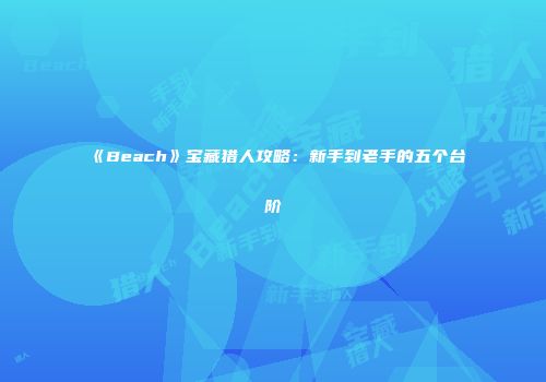 《Beach》宝藏猎人攻略：新手到老手的五个台阶