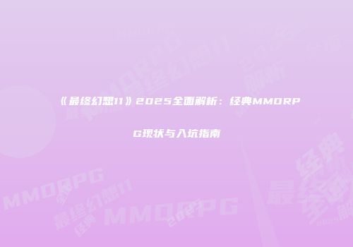 《最终幻想11》2025全面解析：经典MMORPG现状与入坑指南