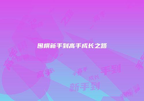 围棋新手到高手成长之路