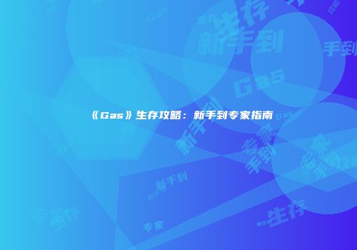 《Gas》生存攻略：新手到专家指南