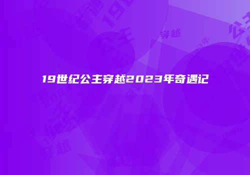19世纪公主穿越2023年奇遇记