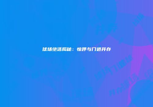球场绝活揭秘：惊呼与门道并存