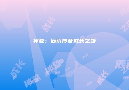 神墓：辰南传奇成长之路