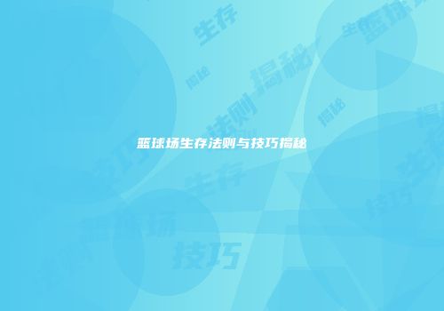 篮球场生存法则与技巧揭秘