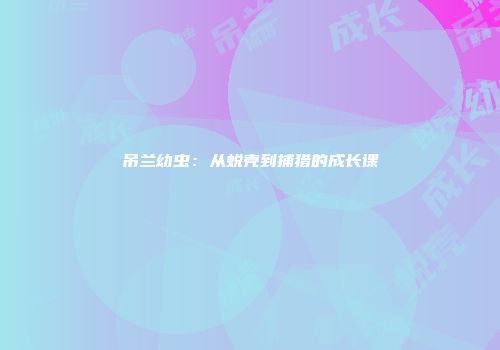 吊兰幼虫：从蜕壳到捕猎的成长课