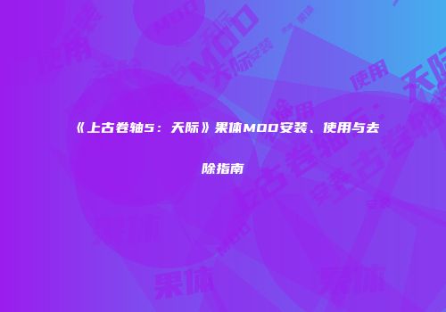 《上古卷轴5：天际》果体MOD安装、使用与去除指南