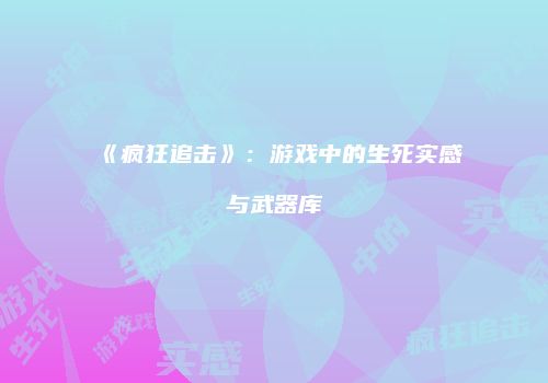 《疯狂追击》：游戏中的生死实感与武器库