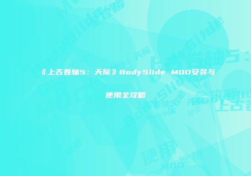 《上古卷轴5：天际》BodySlide MOD安装与使用全攻略