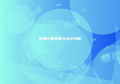 风暴行囊整理与生存攻略