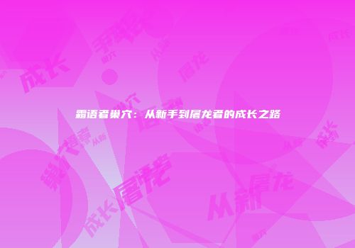 霜语者巢穴：从新手到屠龙者的成长之路