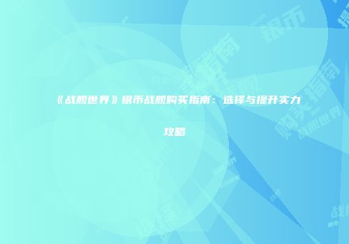 《战舰世界》银币战舰购买指南：选择与提升实力攻略