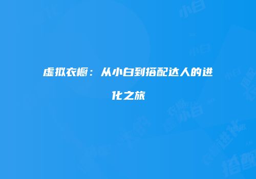 虚拟衣橱：从小白到搭配达人的进化之旅